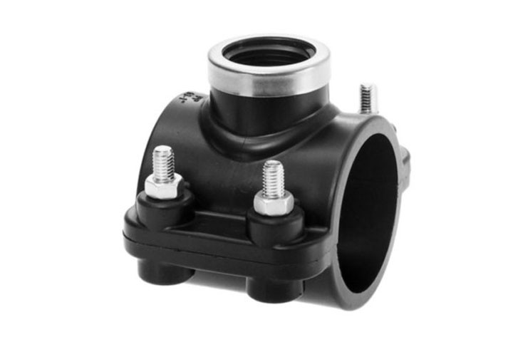 black color service saddle isolated on white background